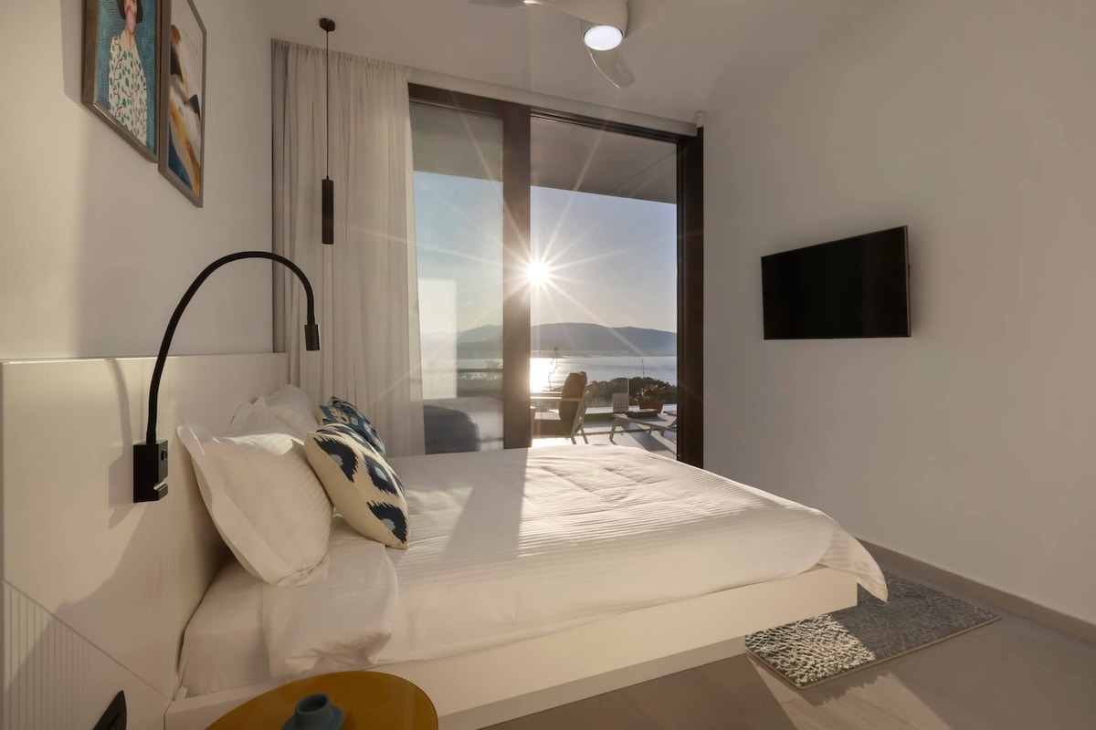 El segundo dormitorio, doble con vistas al mar. (Dormitorio 2)