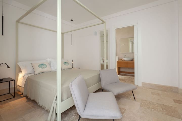 El dormitorio doble en la planta baja (dormitorio 4).