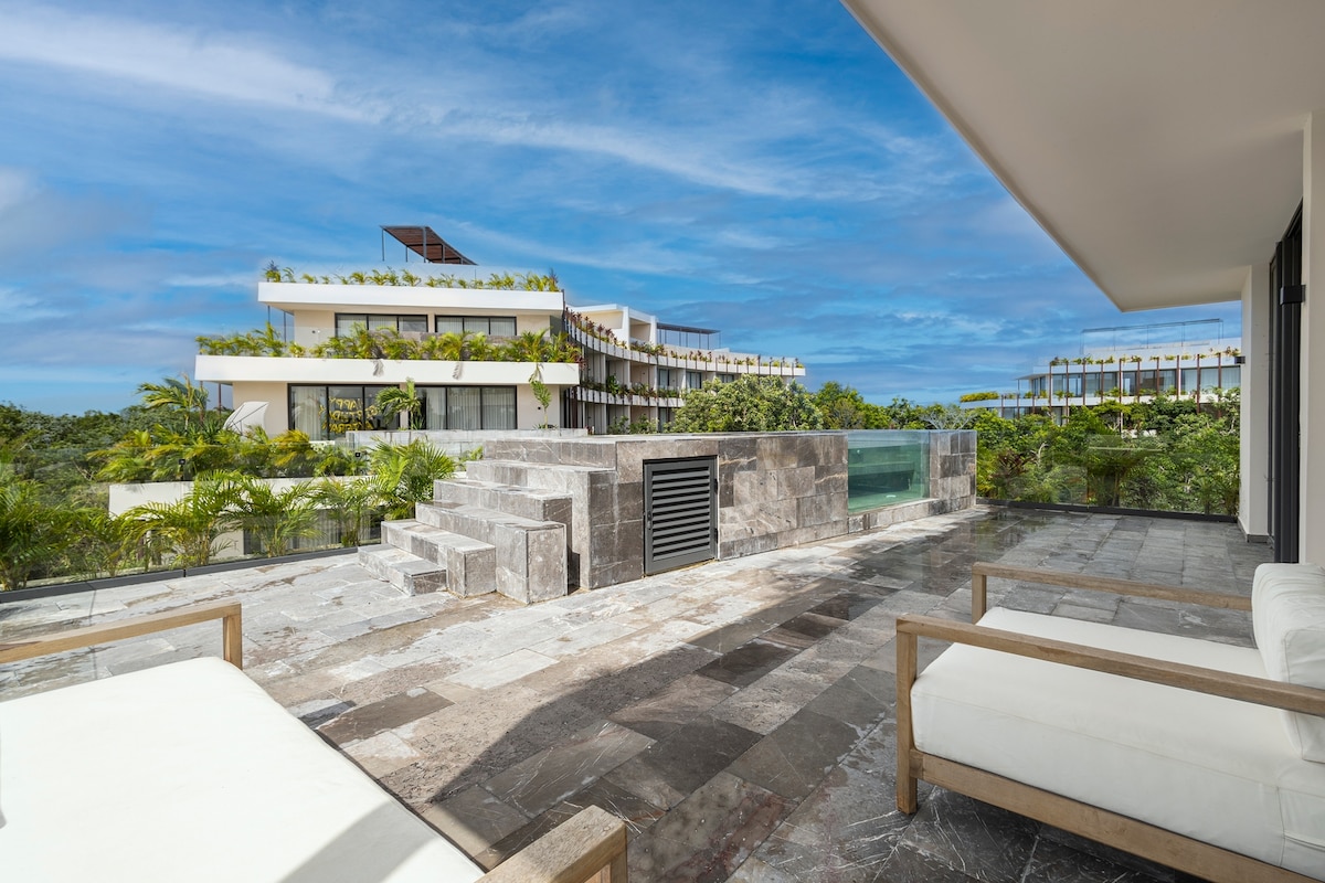 Unique penhouse with private pool & jungle view! — 2 bedroom vacation rental in Tulum