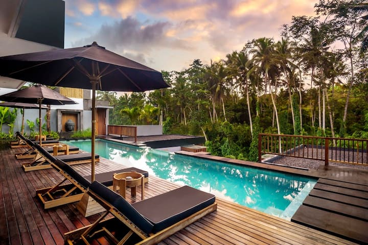 Villa Famille 6ch Piscine & Balançoire Près Ubud - Ubud