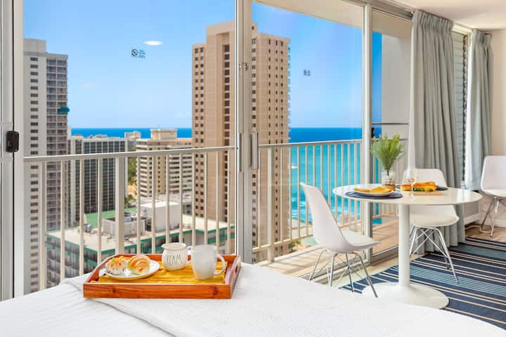 Ocean-Diamond Head Views Condo at Pacific Monarch - Apartments for Rent ...