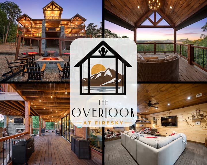 7bd-6.5bath - Luxury Lakeview House - Sleeps 30 - Oklahoma
