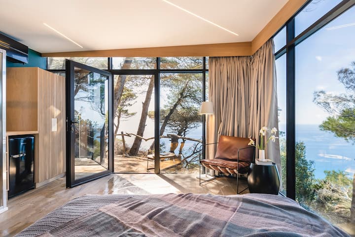 Awe-inspiring views from one of the cabins.