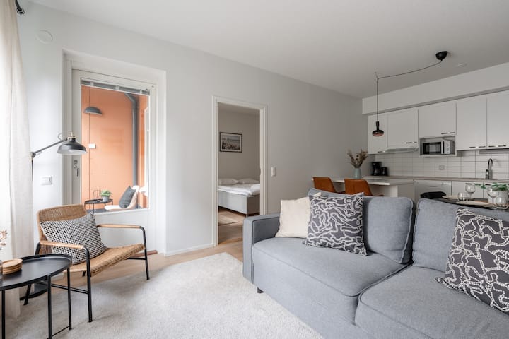 Homelike 1br Apt With Sauna & Balcony At Pyynikki - Tampere