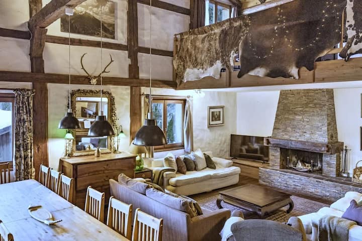 Alpine Chalet With Mountain Views And Hot Tub - Praz De Lys Sommand