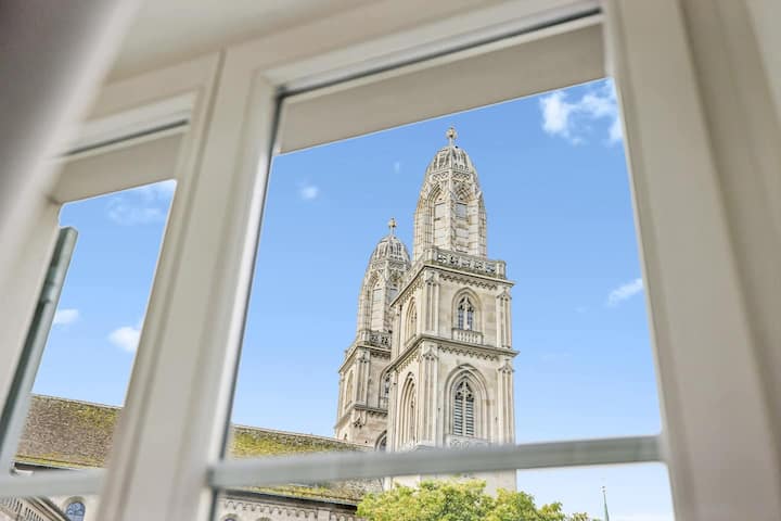Old Town Gem By Grossmünster | Ac | Free Parking - 취리히