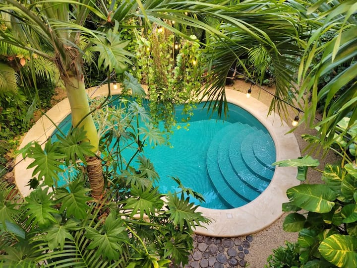 Mins From Beach! Private Pool & Garden • 4ensuites - Tulum