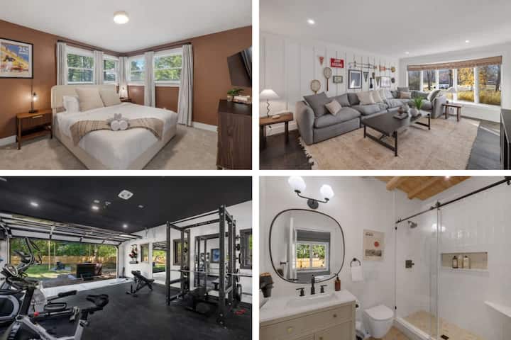 Renovated 7BR - Gym, Hot Tub, Sauna & Cold Plunge!