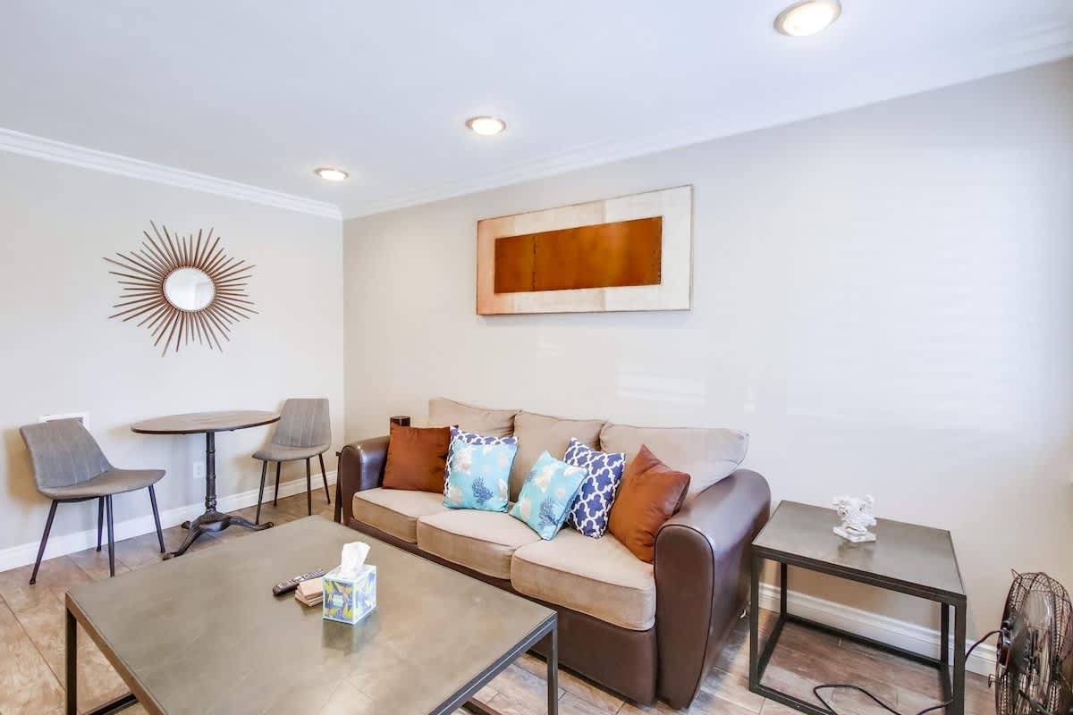 Salon (télévision, divan-lit)