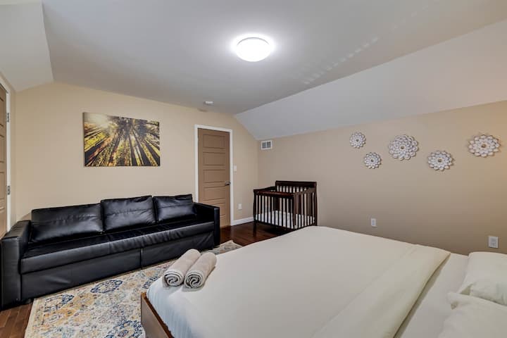 “Habitación acogedora y elegante”