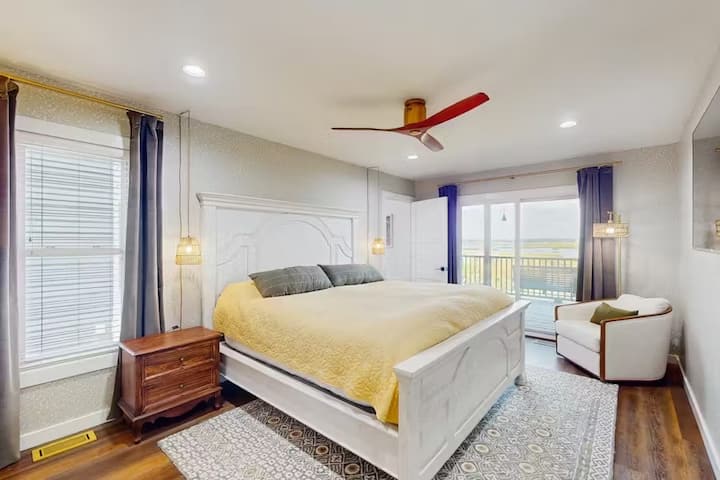 Dormitorio principal, cama tamaño king