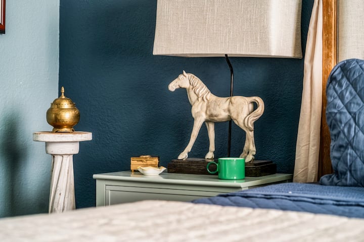 Featured in Charlotte Magazine: our Wesley Heights retreat, thoughtfully designed by Laura Roach, blends bold style, comfort, and character in every detail.