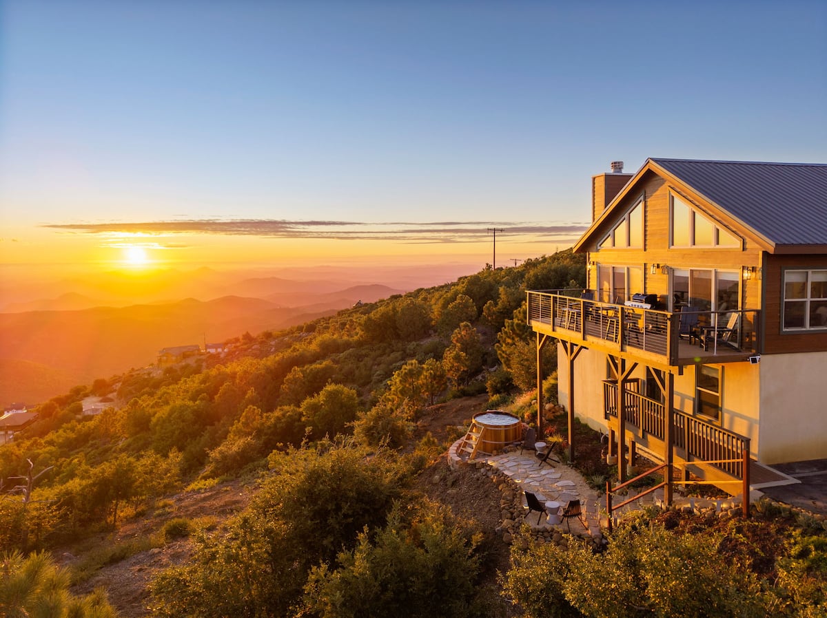 Wild Moon Ranch wedding lodging near San Diego and Julian, overlooking Lake Cuyamaca