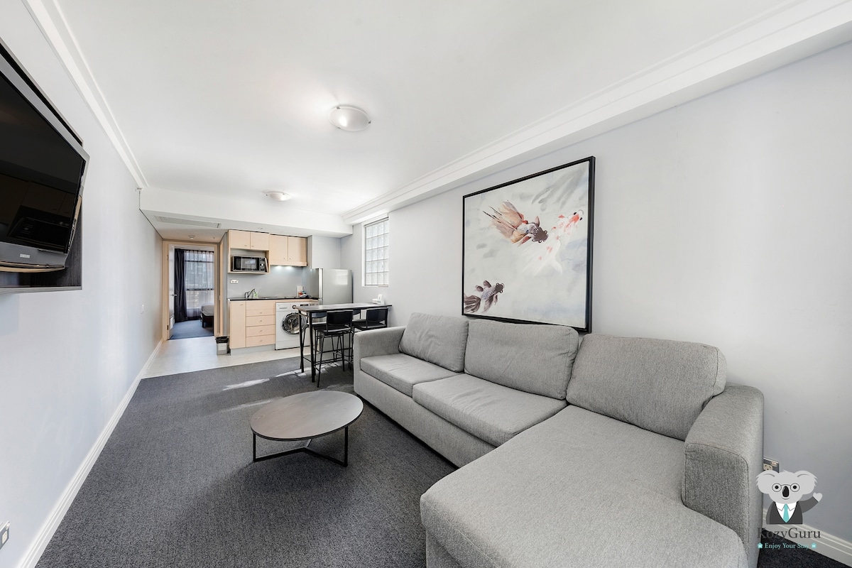 Sala de estar luminosa y acogedora