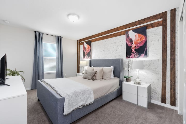 Dormitorio cómodo y moderno