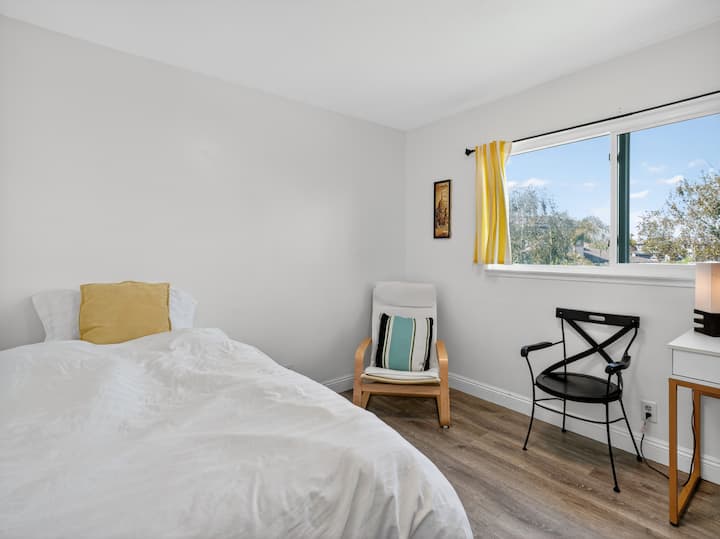 Внатрешен простор, под, под, стол, мебел