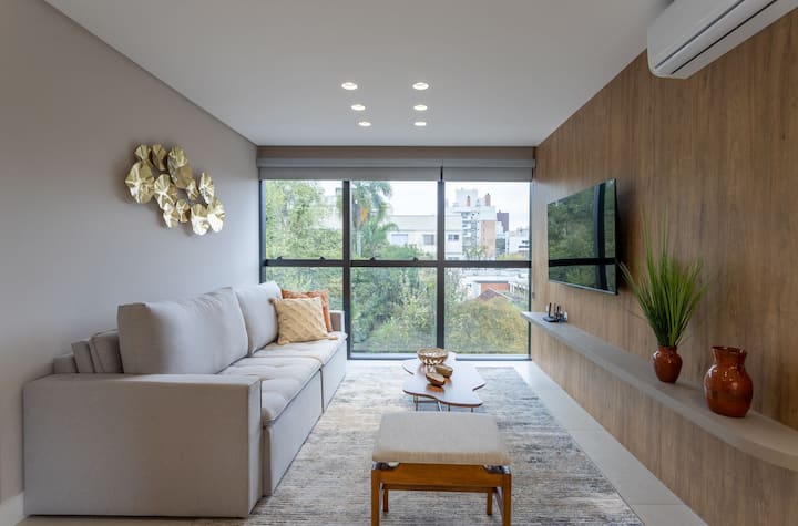Batel Design, Luxo, Churrasqueira, A/c, Vaga - Curitiba