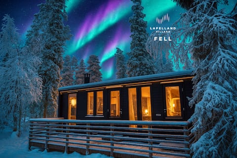 Fell Village 17|Sauna|Fireplace|Nature|Luosto3min