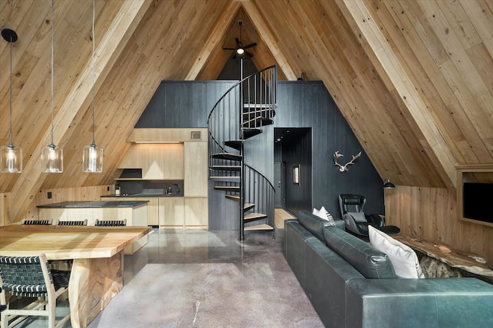 Modern A-frame Escape At Big Moon Ranch; Cabin 3 - Round Top, TX