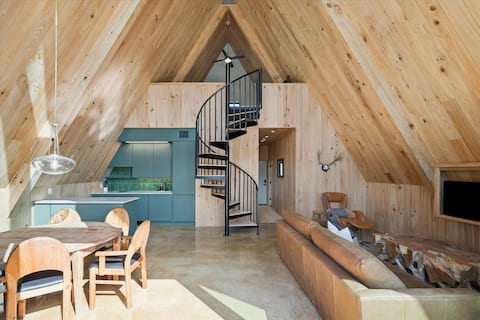 Modern A-frame Escape at Big Moon Ranch; Cabin 4