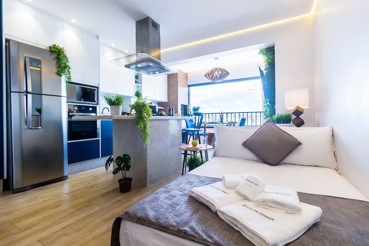 Cama,Sala de Estar,Sala de Jantar