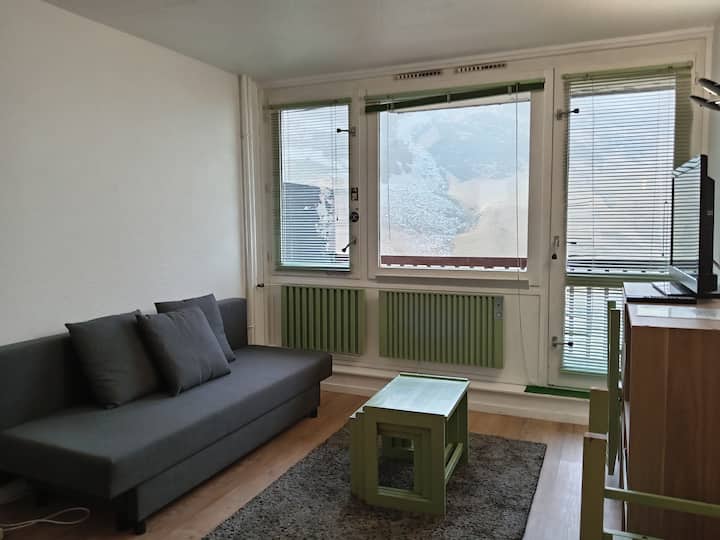Studio + Coin Cabine Au Pied Des Pistes Vue Montag - La Mongie