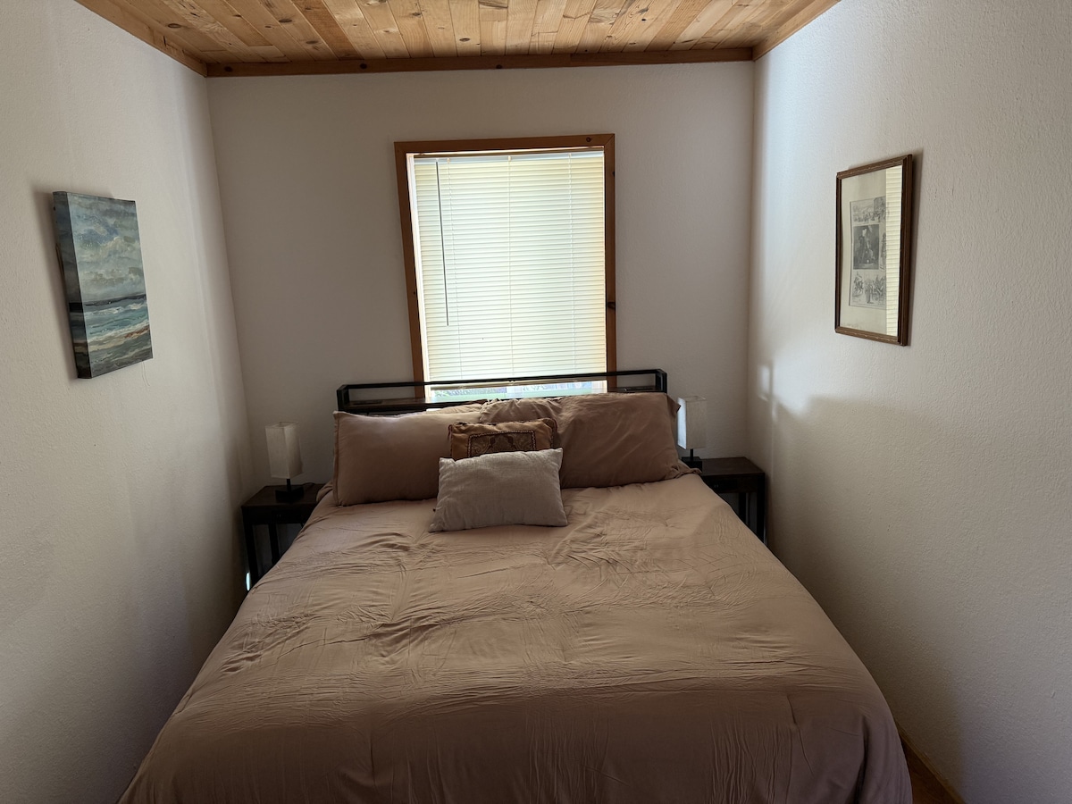 Interior, lámpara, muebles, cama, habitación