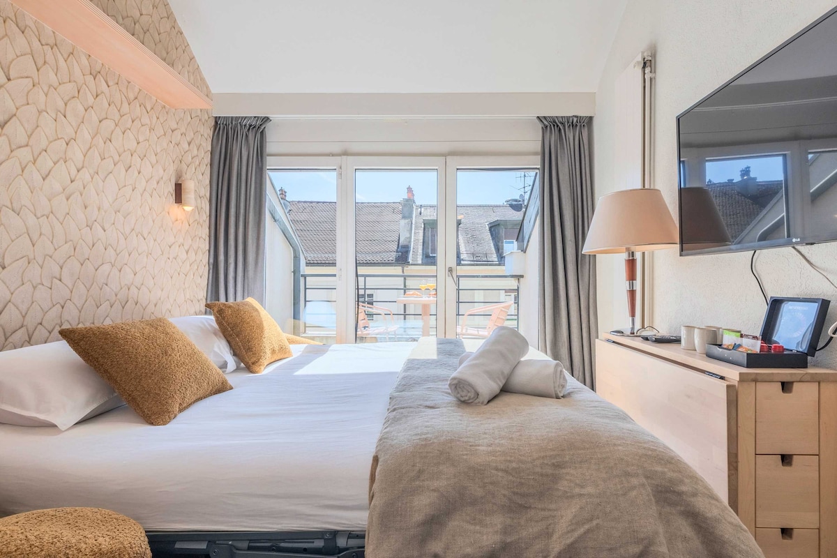 Top Airbnb: Modern studio a/c 1BR-2P- Geneva in Pâquis