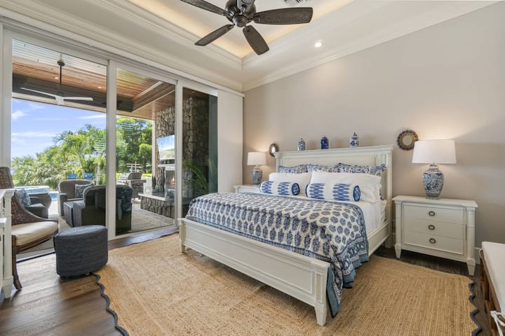 主楼层的主套房本身就是一片绿洲。