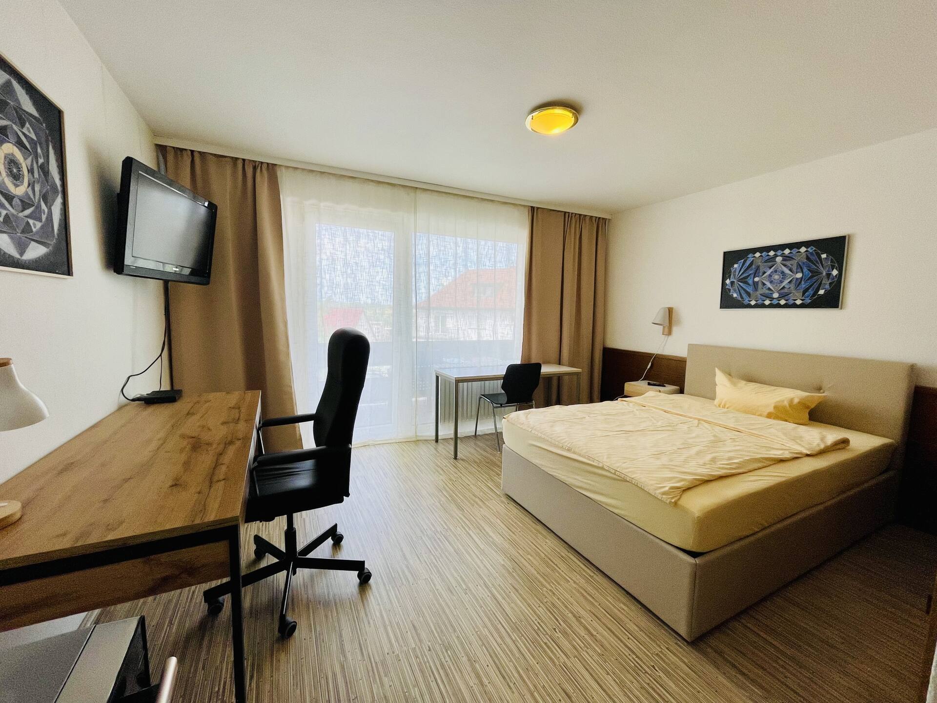 Studio with balcony for 2