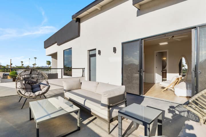 Spacious Private Patio off Bedroom 2