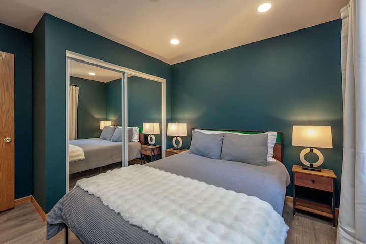 Bedroom 2 with stunning lighting