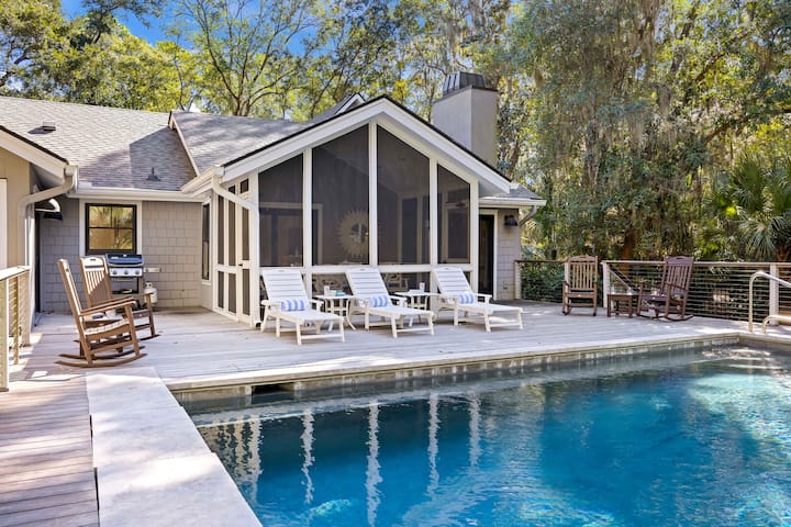 Kiawah- 5br, Luxury Home, Pool And Forest View! - Kiawah Island, SC