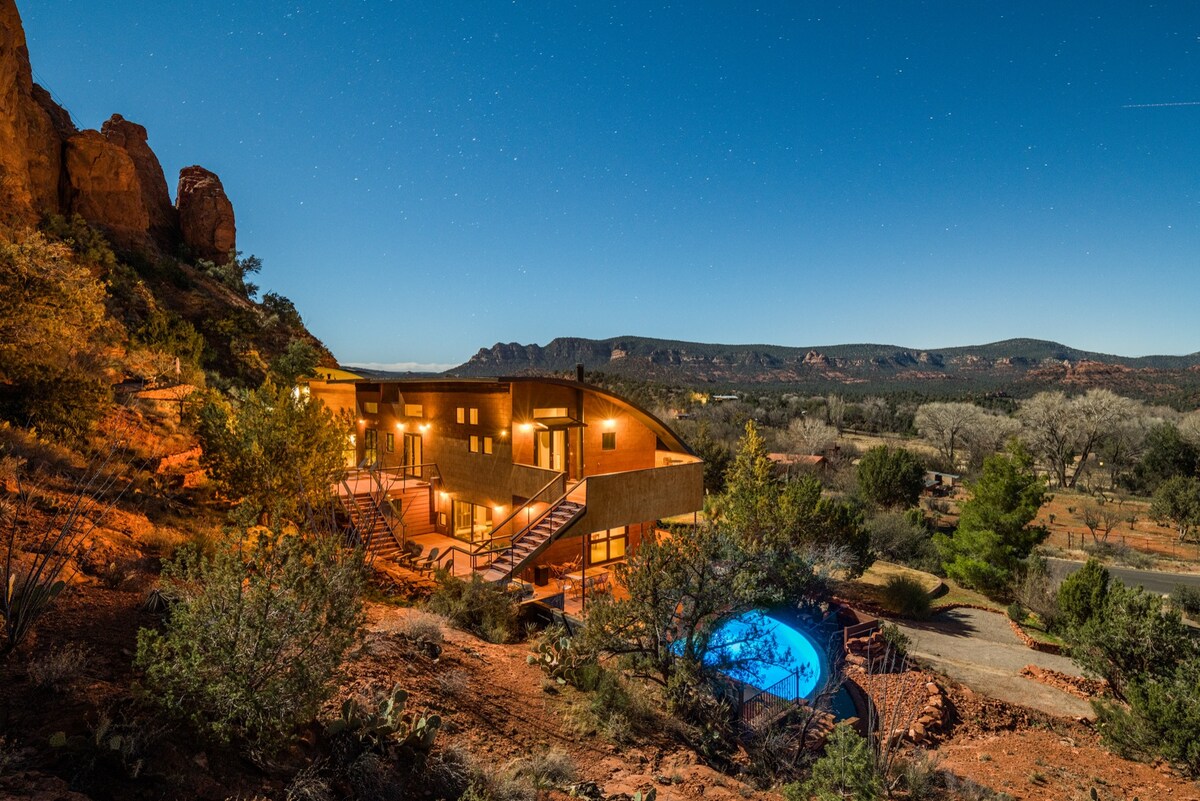 Sedona Cliff House - One of a Kind - Houses for Rent in Sedona, Arizona,  United States - Airbnb