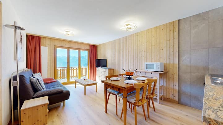Hortensia H 022 - View Apartment 4 Pers - Veysonnaz