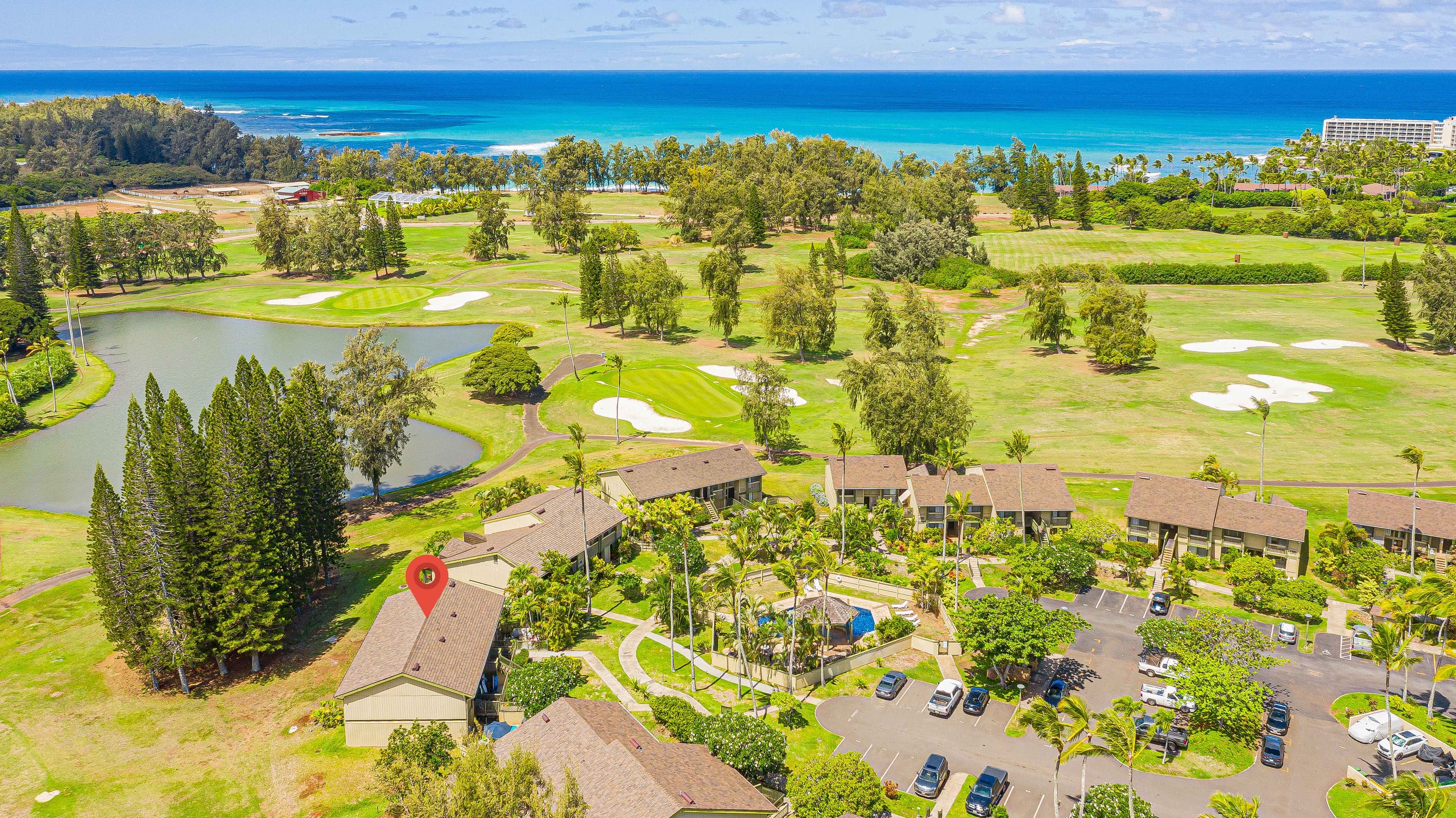 Golf Course Front Kuilima West by Beach w/Parking - Image 56