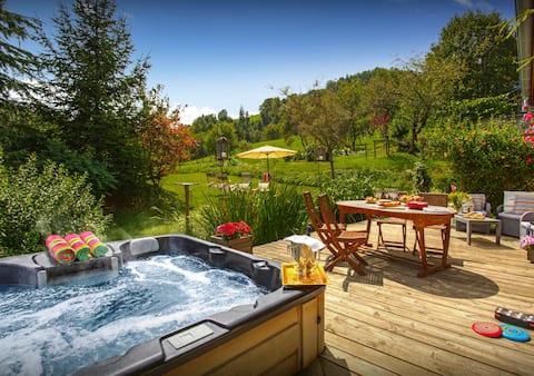 Enjoy mountains and lake - great views