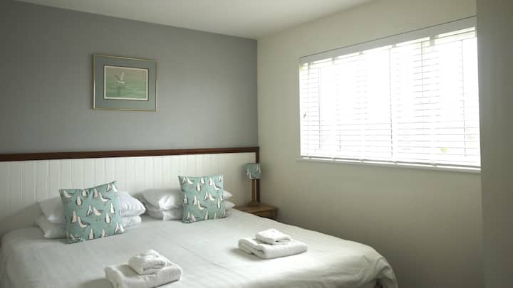 Bedroom 2 on the second floor also has as en-suite shower room.