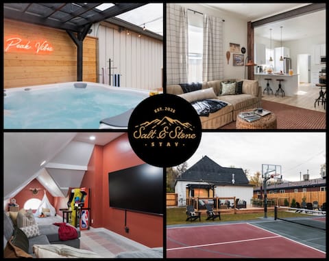 Pickleball, HotTub, Sleeps 12 Near DT SLC & Hikes