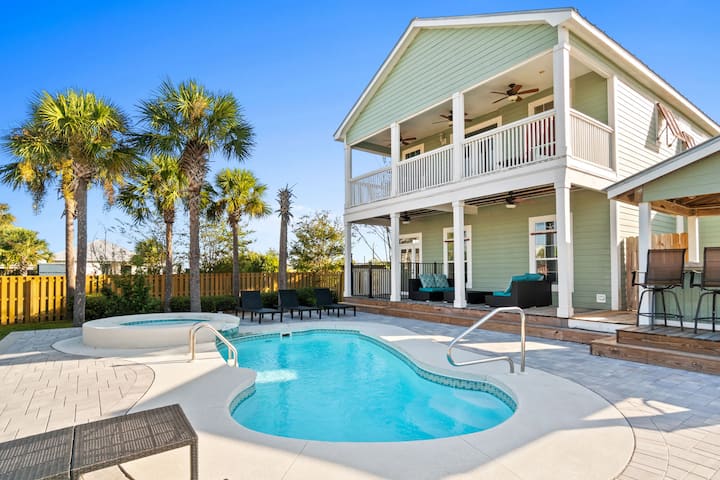 Lazy Palms- Private Pool, Pet Friendly, Wifi - Mexico Beach, FL