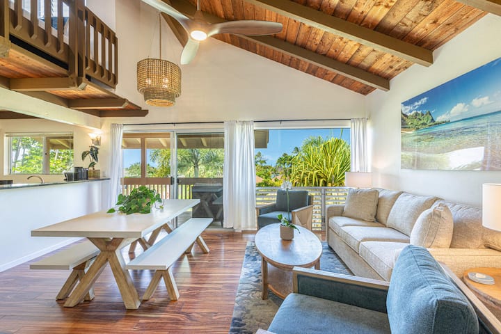 Hale Ohana Ho’omaka By Gather: Pool & Ocean Views - Princeville, HI