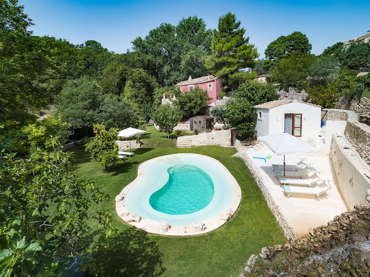 In unspoilt valley - uniquely restored, with pool