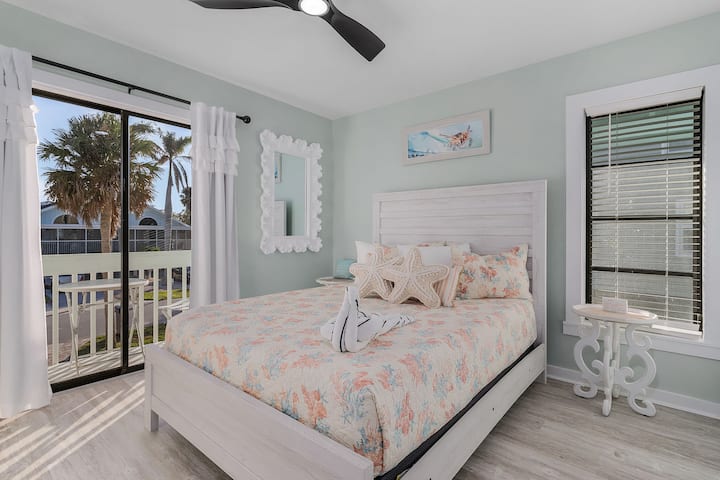 Chambre avec balcon privé.