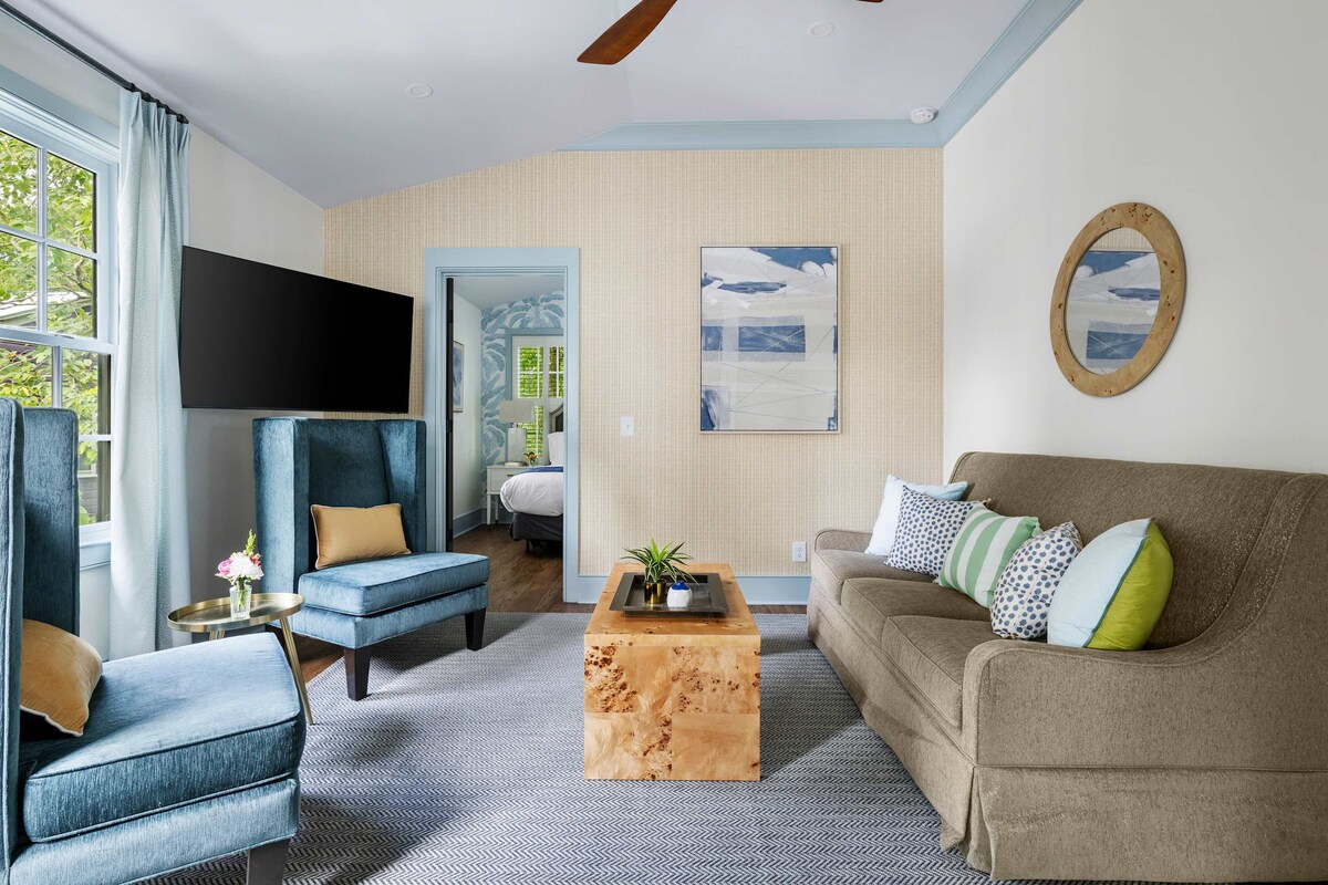 غرفة معيشة 2 + أريكة قابلة للسحب + تلفزيون