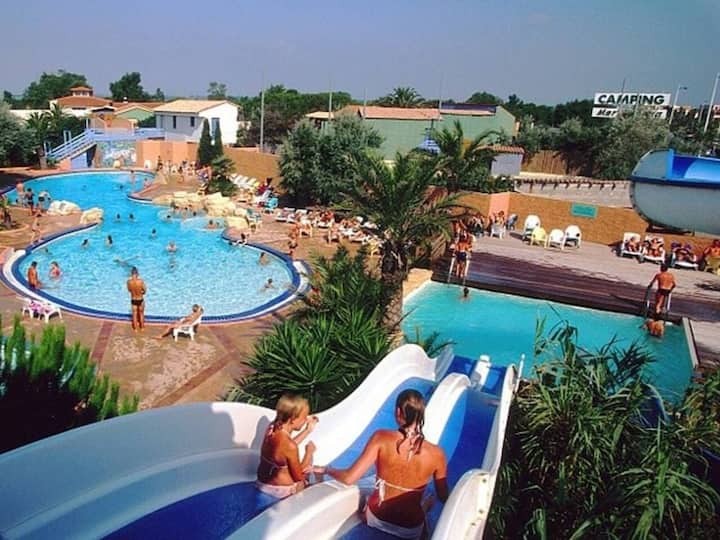 Mobil-home 8 Pers - 100m Des Plages - Canet-en-Roussillon