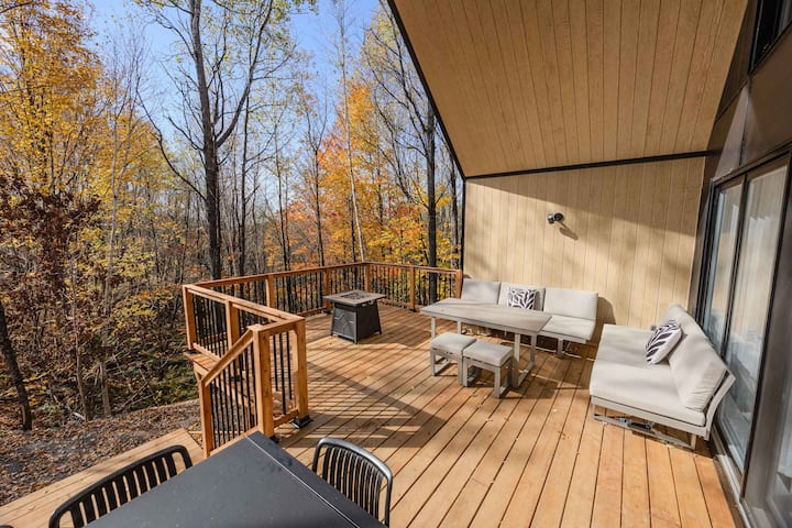 Onyx | Spa, Coin Feu Et Vue Sur Forêt | Domaine Du - Portneuf