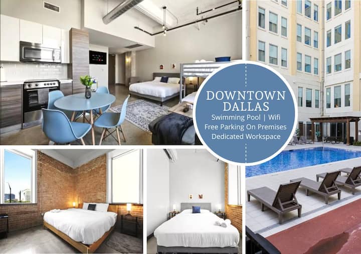 Dallas Downtown Pool Retreat With In-unit Laundry - Bishop Arts District - Dallas
