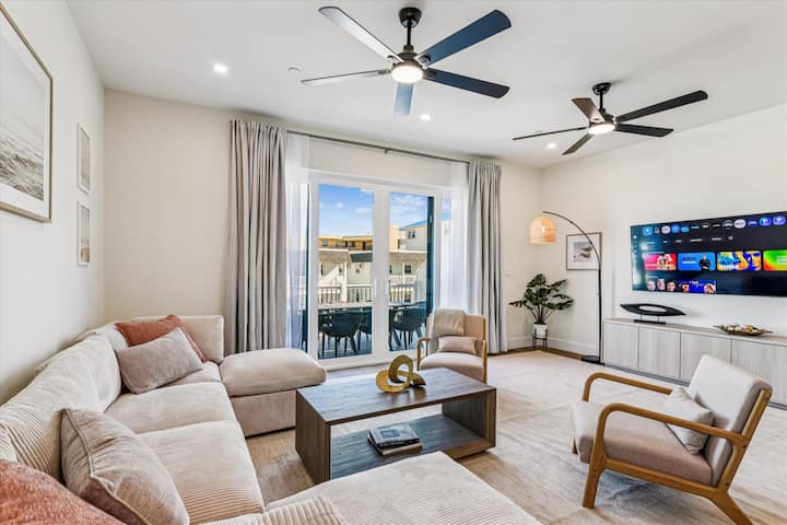 Luxury Townhouse, Ocean View, Rooftopdeck W/hottub - Fenwick Island, DE