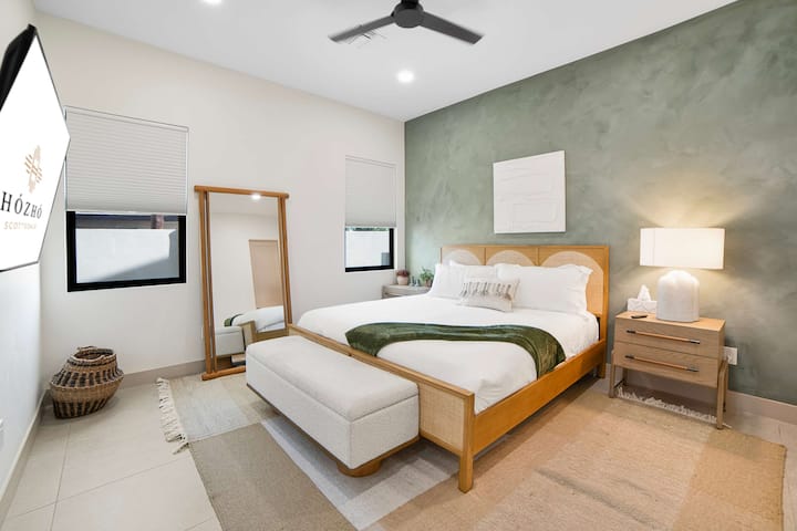 Another inviting bedroom with its own ensuite.