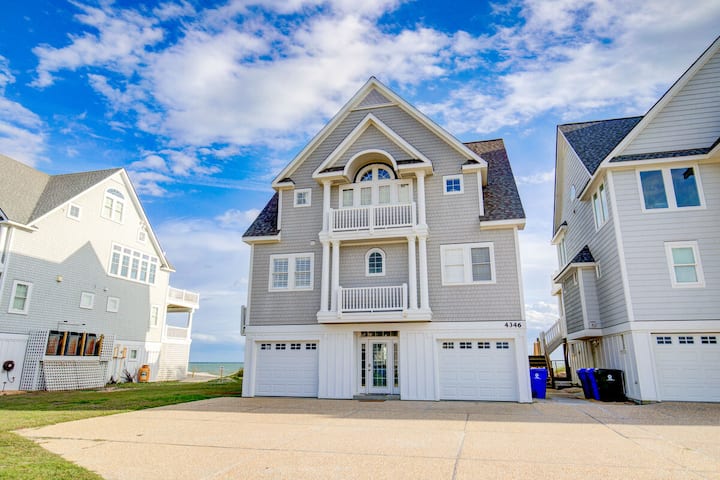 5br Oceanfront | Pool | Balcony | W/d - North Topsail Beach